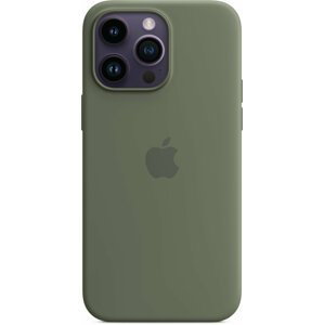 Apple Silikonový kryt s MagSafe pro iPhone 14 Pro Max, olivová - MQUN3ZM/A