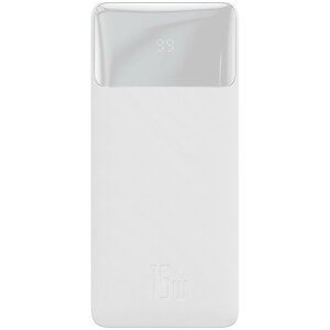 Baseus powerbanka s digitálním displejem Bipow, 20000mAh, 15W, bílá - PPBD050102