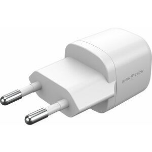 RhinoTech síťová nabíječka Quick Mini, USB-C, PD, 20W, bílá - RTACC319