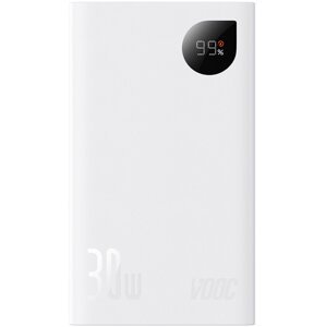 Baseus powerbanka s digitálním displejem Adaman2, 20000mAh, 30W, bílá - PPAD050002