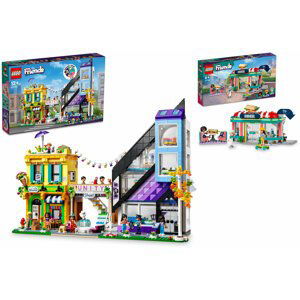 Extra výhodný balíček LEGO® Friends 41732 Květinářství a design studio, 41728 Bistro v centru - 41732/41728