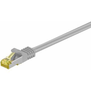 MicroConnect patch kabel S/FTP, RJ45, Cat7, 3m, šedá - SFTP703