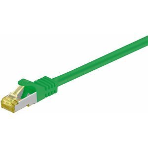 MicroConnect patch kabel S/FTP, RJ45, Cat7, 3m, zelená - SFTP703G