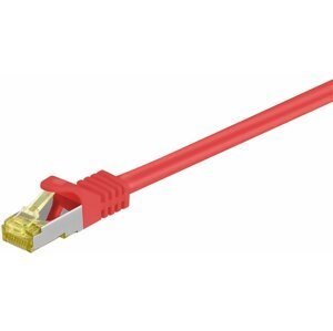 MicroConnect patch kabel S/FTP, RJ45, Cat7, 15m, červená - SFTP715R