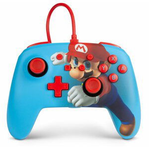 PowerA Enhanced Wired Controller, Mario Punch (SWITCH) - 1518605-02