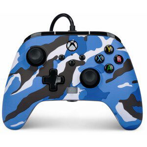 PowerA Enhanced Wired Controller, Blue Camo (PC, Xbox Series, Xbox ONE) - 1525941-01