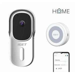 iGET HOME Doorbell DS1, bílá + Chime CHS1 - 75020815
