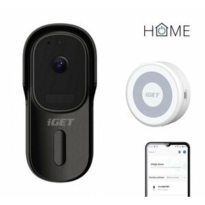 iGET HOME Doorbell DS1, černá + Chime CHS1 - 75020816