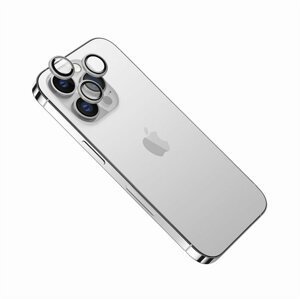 FIXED ochranná skla čoček fotoaparátů pro Apple iPhone 11/12/12 Mini, sřtíbrná - FIXGC2-558-SL
