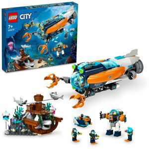 LEGO® City 60379 Hlubinná průzkumná ponorka - 60379