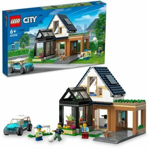 LEGO® City 60398 Rodinný dům a elektromobil - 60398