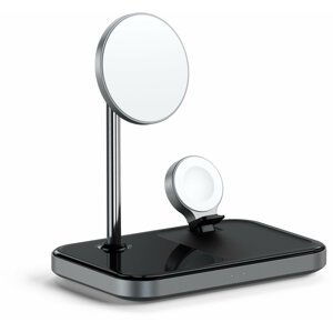 Satechi Aluminium 3-in-1 Magnetic Wireless Charging Stand - ST-WMCS3M