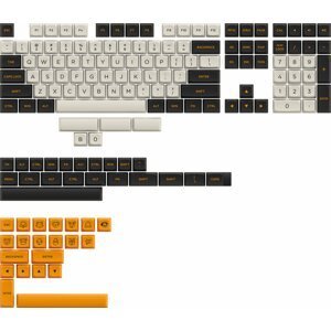 Akko Carbon, 155 kláves, ASA Low Profile, černé/bílé/oranžové - 06925758615709