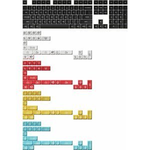 Akko WOB Building Blocks, 282 kláves, MDA, černé/bílé/červené/modré/žluté - 06925758623186