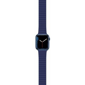 EPICO magnetický pásek pro Apple Watch 42/44/45mm, černá/modrá - 63418101300002