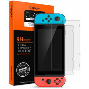 Spigen ochranné sklo tR SLIM pro Nintendo Switch, 2ks - R01GL21523