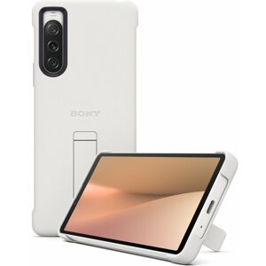 Sony zadní kryt pro Sony Xperia 10 V 5G se stojánkem, bílá - XQZCBDCW.ROW