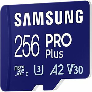 Samsung PRO Plus UHS-I U3 (Class 10) Micro SDXC 256GB + SD adaptér - MB-MD256SA/EU
