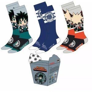 Ponožky My Hero Academia - Izuku & Bakugo, 3 páry (40/46) - 08445484339482