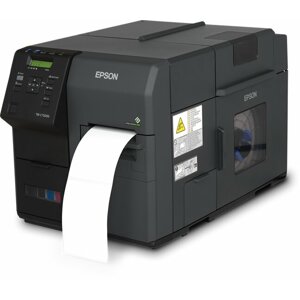 Epson ColorWorks C7500G, USB, LAN, cutter, černá - C31CD84312