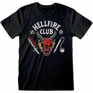 Tričko Stranger Things - Hellfire Club Logo (XL) - STR04724TSB1X