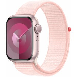 Apple Watch Series 9, 41mm, Pink, Light Pink Sport Loop - MR953QC/A