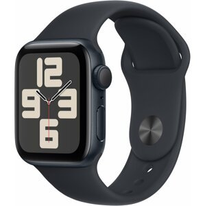 Apple Watch SE 2023, 40mm, Midnight, Midnight Sport Band - M/L - MR9Y3QC/A