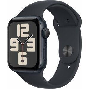 Apple Watch SE 2023, 44mm, Midnight, Midnight Sport Band - M/L - MRE93QC/A