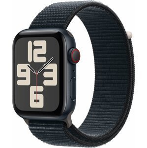 Apple Watch SE 2023, Cellular, 44mm, Midnight, Midnight Sport Loop - MRHC3QC/A