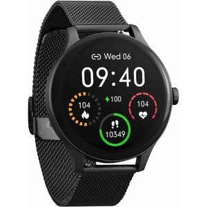 Garett Smartwatch Classy černá, ocel - 1601030