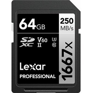 Lexar Professional 1667x UHS-Il U3 (Class 10) SDXC 64GB - LSD64GCB1667