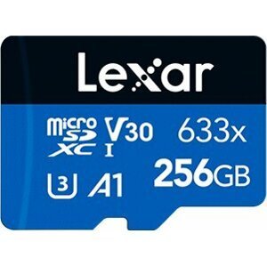 Lexar High-Performance 633x UHS-I U3 (Class 10) Micro SDXC 256GB + adaptér - LSDMI256BB633A