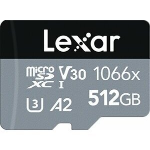Lexar High-Performance 1066x UHS-I U3 (Class 10) micro SDXC 512GB + adaptér - LMS1066512G-BNANG