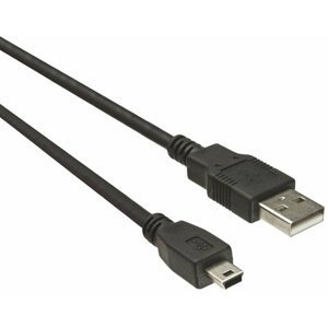 PremiumCord USB, A-B mini, 5pinů - 0,5m - ku2m05a