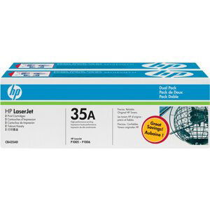 HP CB435AD, černý, dual pack - CB435AD