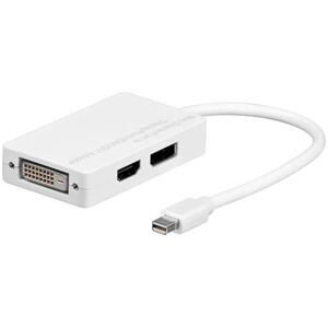 PremiumCord  adaptér Mini DisplayPort - HDMI + DVI + DisplayPort  M/F; kportadm04