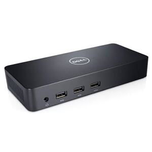 DELL D3100/ dokovací stanice/ USB 3.0/ Ultra HD Triple Video Docking Station/ RJ-45/ 2x HDMI/ 1x DisplayPort/ replikátor; 452-BBOT