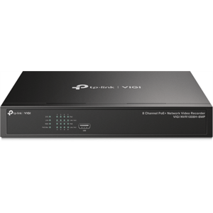 TP-Link Záznamové zařízení VIGI NVR1008H-8MP 8 kanálů, 8x Lan s PoE, 2x USB; VIGI NVR1008H-8MP