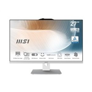 MSI AIO Modern AM272P 12M-470XEU, Intel Core i7-1260P, Chipset SoC, 1x SODIMM DDR4, 512GB SSD, WI-FI, Linux,bílá; Modern AM272P 12M-470XEU