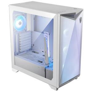 MSI skříň MPG GUNGNIR 300R AIRFLOW WHITE bez zdroje bílý levé temperované sklo 4x 120 mm A-RGB fan 1x USB-C 2x USB; 306-7G21W21-W57