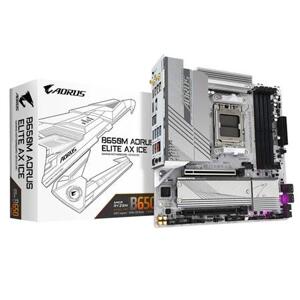 Gigabyte AM5 B650M AORUS ELITE AX ICE, AMD B650, 4xDDR5, 1xDP, 1xHDMI, WI-FI, mATX; B650M A ELITE AX ICE