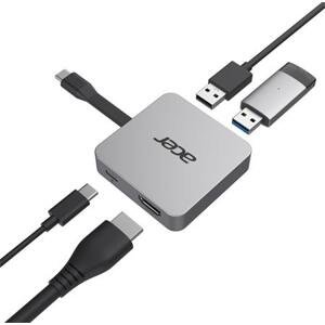 Acer Acer 4in1 Type C dongle: 1 x HDMI + 2 x USB3.2 + 1 x USB C; HP.DSCAB.014