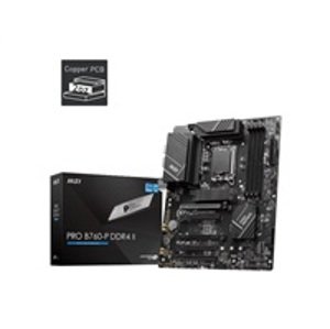 MSI MB Sc LGA1700 PRO B760-P DDR4 II, Intel B760, 4xDDR4, 1xDP, 1xHDMI; PRO B760-P DDR4 II