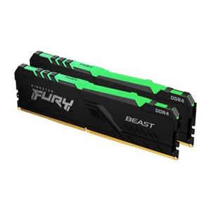 Kingston 16GB 3600MHz DDR4 CL17 DIMM (Kit of 2) FURY Beast RGB; KF436C17BB2AK2/16