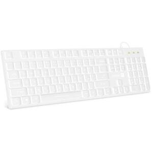 CONNECT IT Chocolate WhiteStar kancelářská podsvícená klávesnice (CZ + SK verze) WHITE; CKB-5052-CS