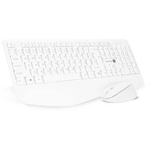 CONNECT IT Combo bezdrátová bílá klávesnice + myš, (+1x AAA +1x AA baterie zdarma), CZ + SK layout; CKM-7804-CS