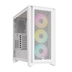 Corsair iCUE 4000D RGB AIRFLOW Midi Tower Transpar. Bílá; CC-9011241-WW